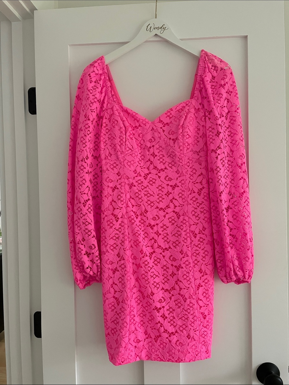 Lilly Pulitzer Juliah Prosecco Pink Hey Hey Bouquet Lace Dress